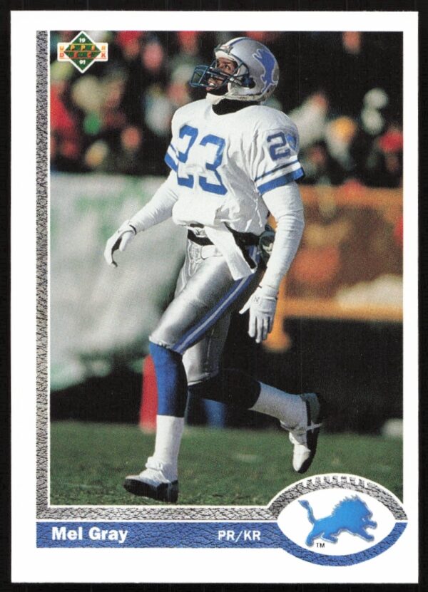 1991 Upper Deck Mel Gray Trading Card #323 – Iconic NFL Action Shot