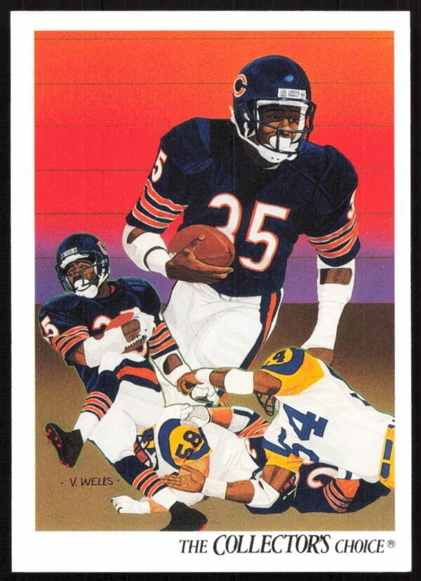 1991 Upper Deck Neal Anderson Chicago Bears Trading Card #72 Front Image