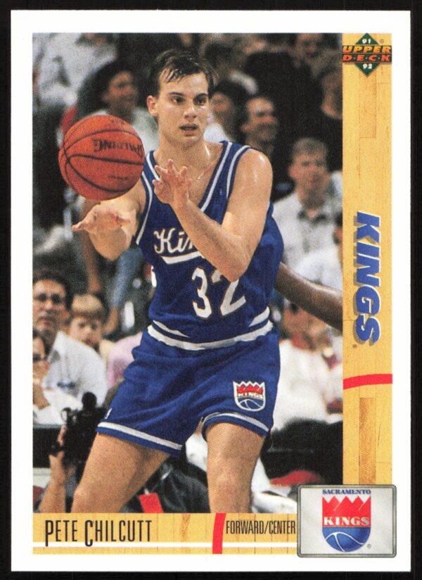 Pete Chilcutt 1991 Upper Deck Basketball Card #415, showcasing on-court focus and athleticism.
