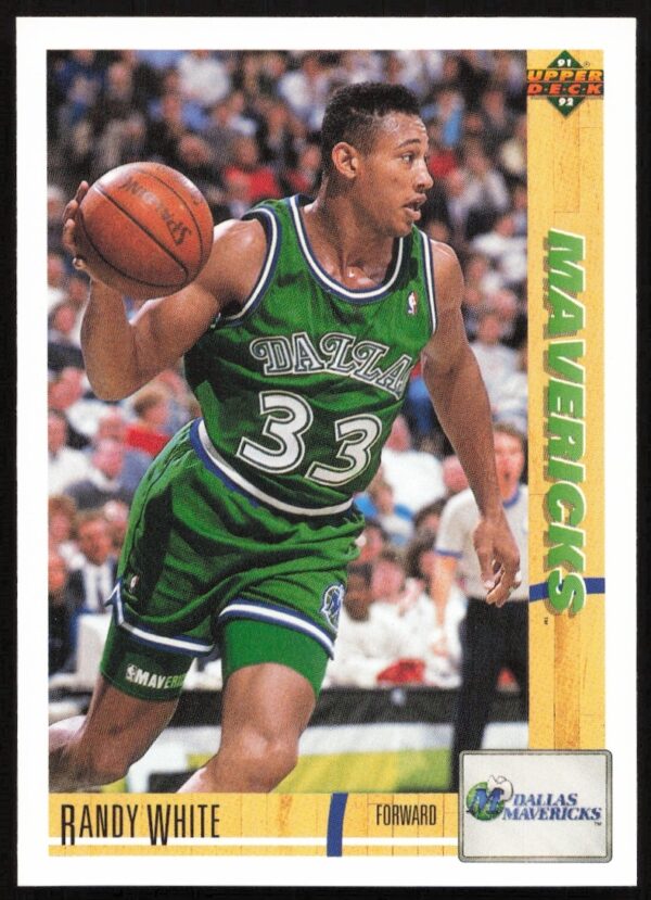 Randy White 1991 Upper Deck Trading Card #105, Dallas Cowboys Defensive Tackle in Action.