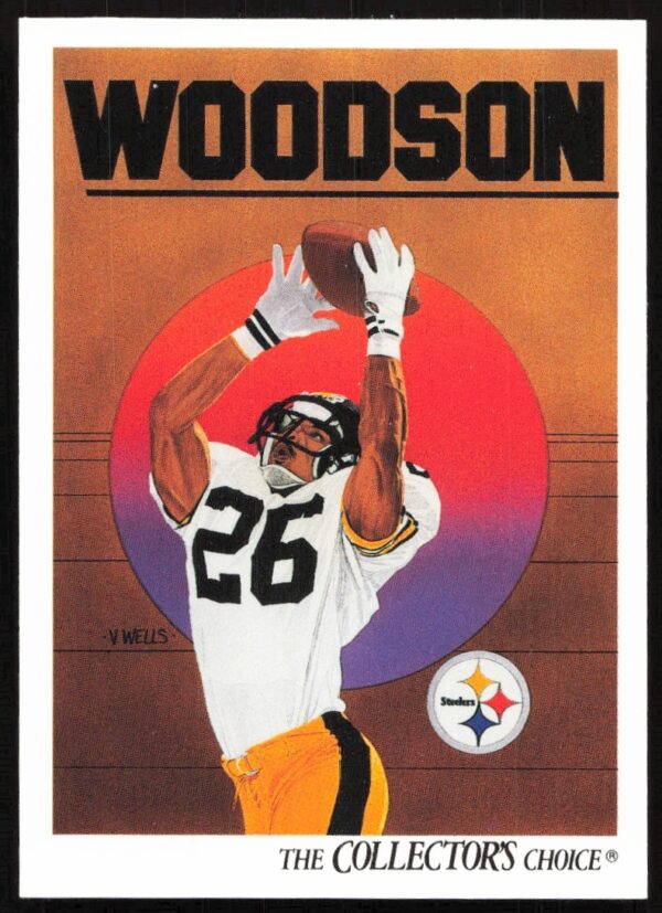 Rod Woodson 1991 Upper Deck #98 Football Card Front - Steelers Defensive Legend