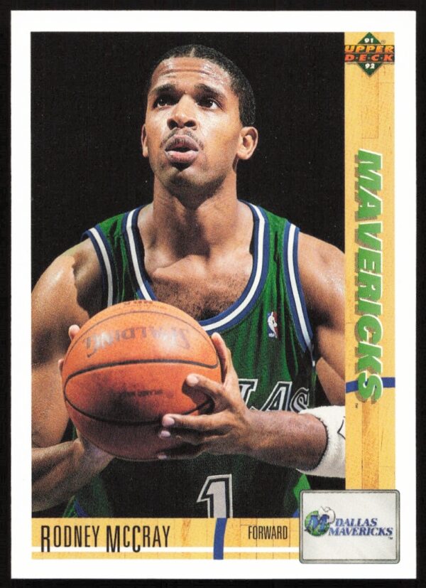 Rodney McCray 1991 Upper Deck Card #109, featuring batting stance and team uniform.