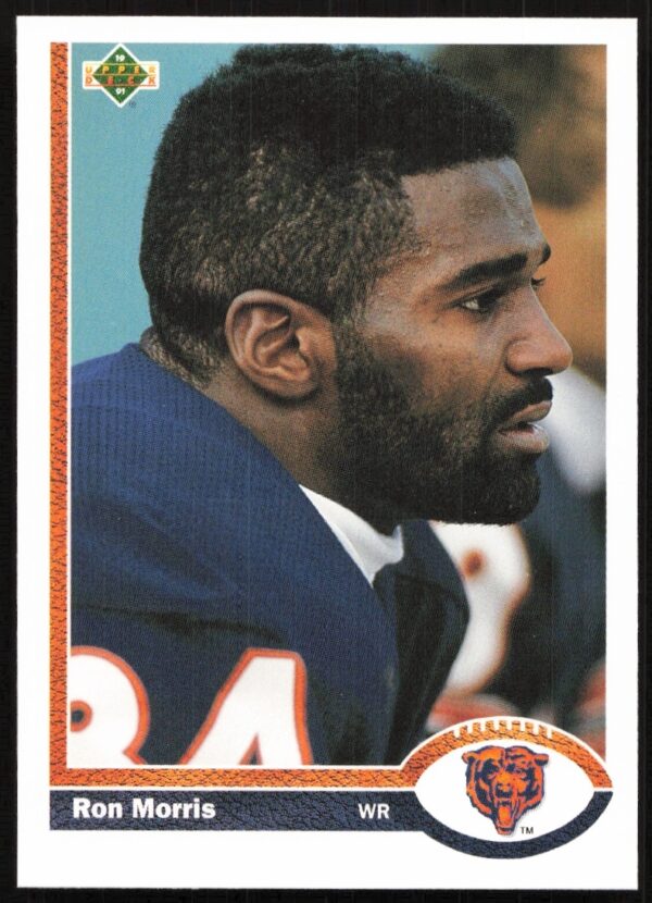 Ron Morris 1991 Upper Deck Baseball Card #249, Mid-Action Portrait.