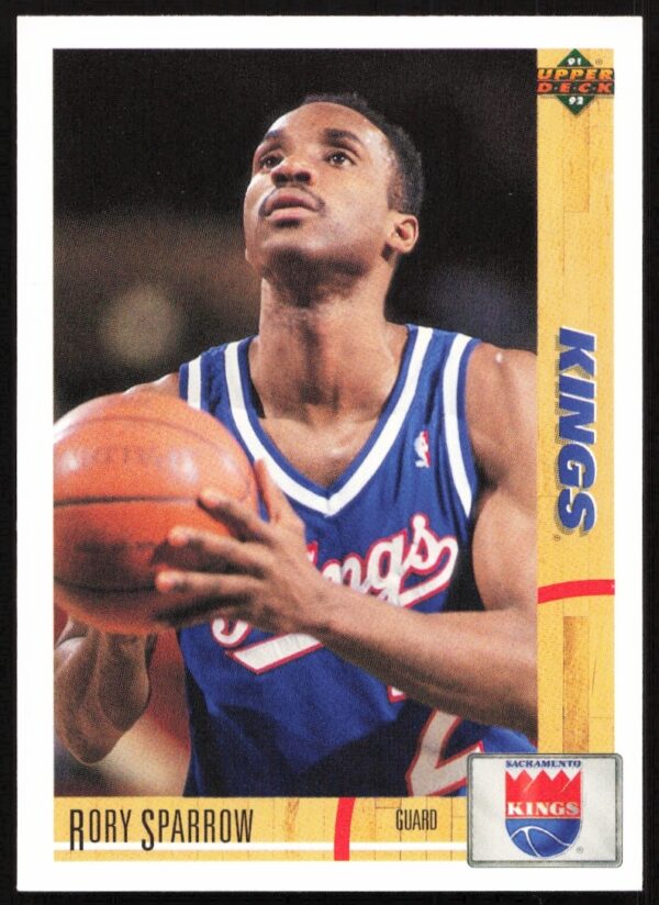 1991 Rory Sparrow NBA Card: Upper Deck #395, Iconic Action Image for Collectors