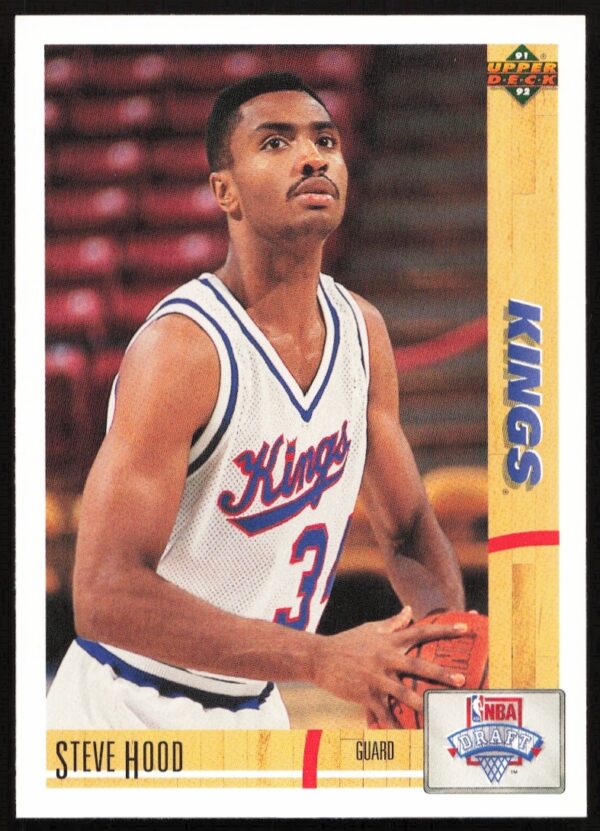 Steve Hood 1991 Upper Deck Basketball Card #21 Front Image