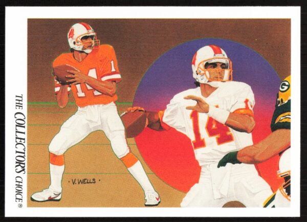 Vinny Testaverde 1991 Upper Deck Football Card #77, iconic NFL collectible.
