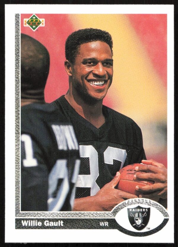 Willie Gault 1991 Upper Deck Football Card #292, showcasing his athletic performance.