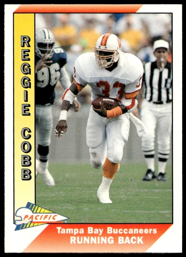 Robert Massey 1994 Fleer Card #152, Front, in-action football pose, team stats featured.