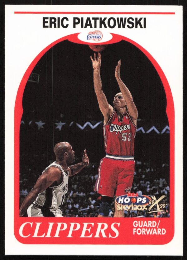 Eric Piatkowski Skybox NBA Hoops Card 1999-00, Clippers, Action Pose, #83.