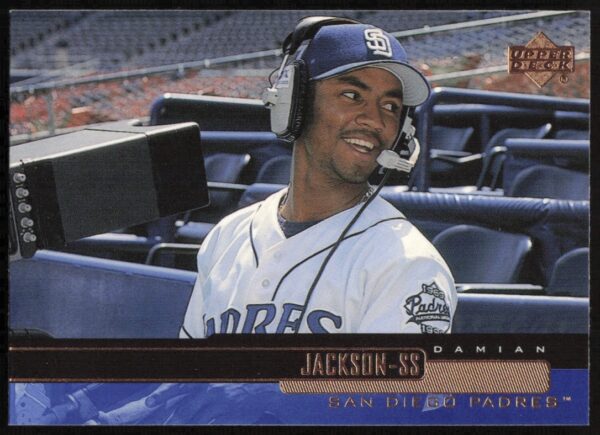 2000 Upper Deck Baseball Card featuring Damian Jackson, player portrait, #226, front view.