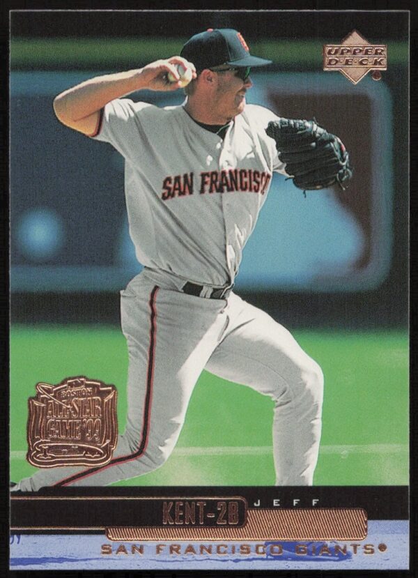 Jeff Kent 2000 Upper Deck Baseball Card #228, San Francisco Giants, Front View.