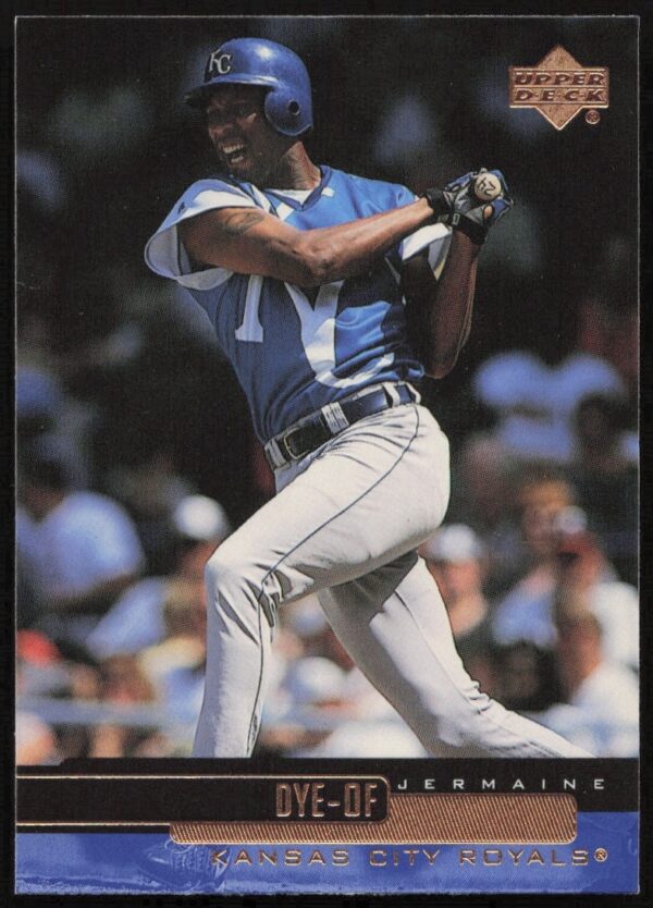 Jermaine Dye 2000 Upper Deck #134, Kansas City Royals action card.