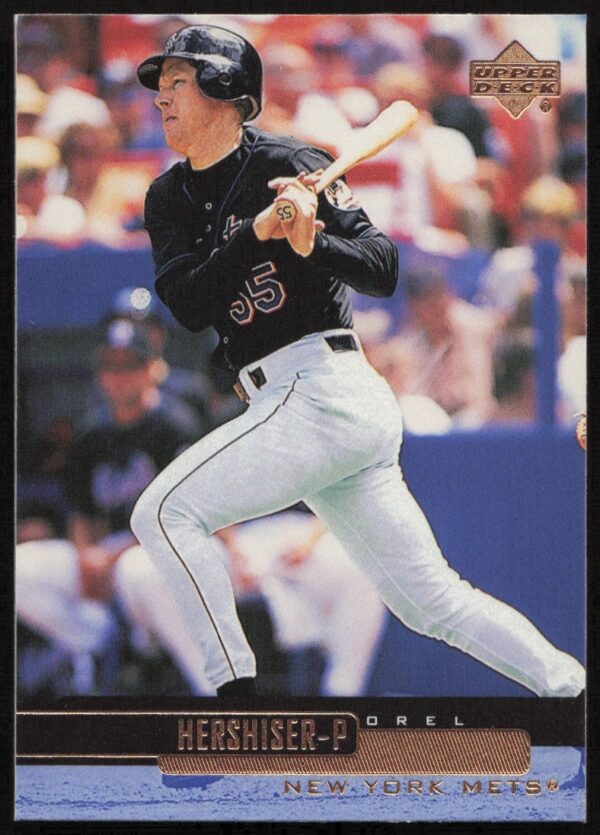 Orel Hershiser 2000 Upper Deck Baseball Card #170, front view.