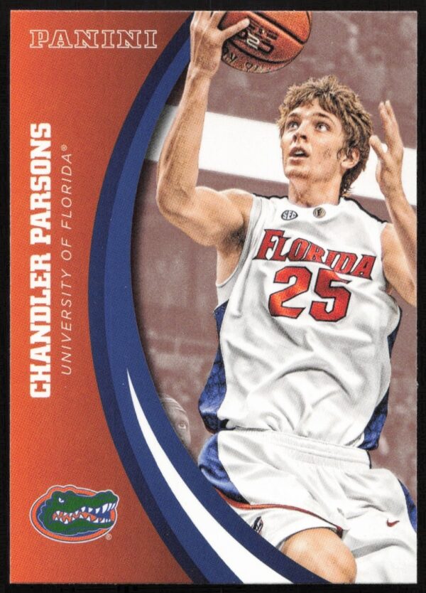 2015 Panini card of Chandler Parsons in Florida Gators uniform, card #3.