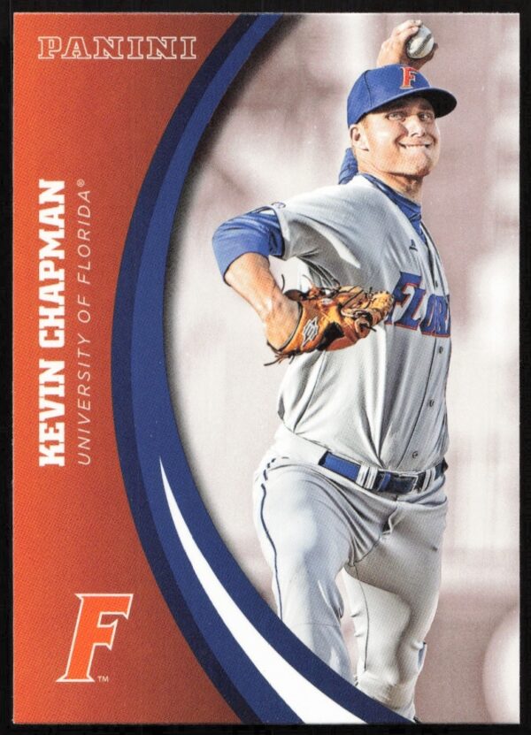 Kevin Chapman 2015 Panini Florida Gators trading card #71 action image front.