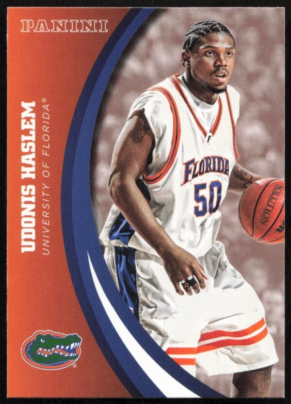 Udonis Haslem 2015 Panini Florida Gators Trading Card #68 Front View.