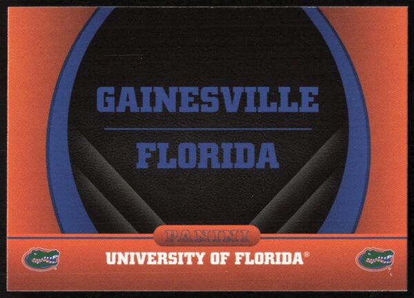 2015 Panini Florida Gators trading card #2 featuring University of Florida athlete.