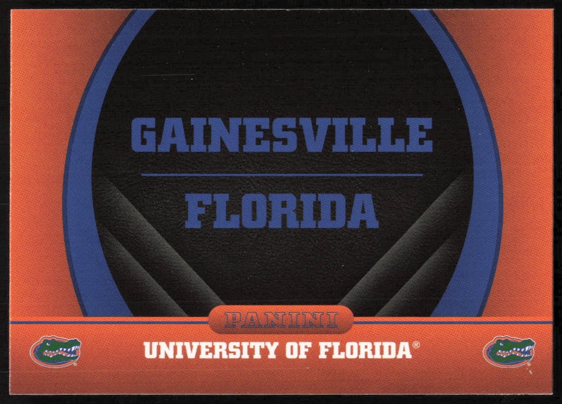 2015 Panini Florida Gators trading card #2 featuring University of Florida athlete.