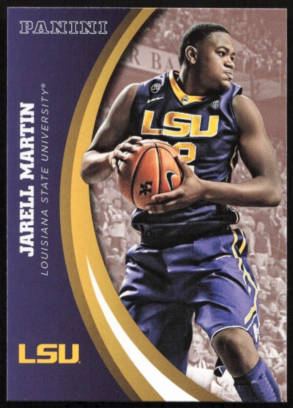 Jarell Martin 2015 LSU Tigers Panini Trading Card #18 Front View