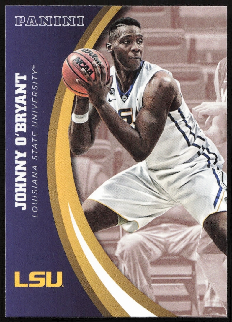 Johnny OBryant 2015 Panini LSU Tigers Basketball Card #20 Front.