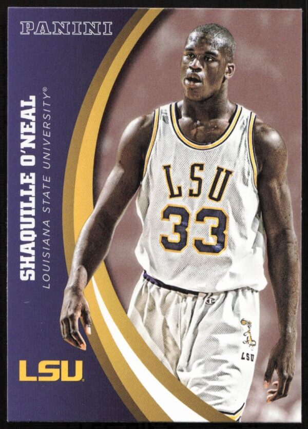 Shaquille ONeal 2015 Panini LSU Tigers Trading Card #33 Front