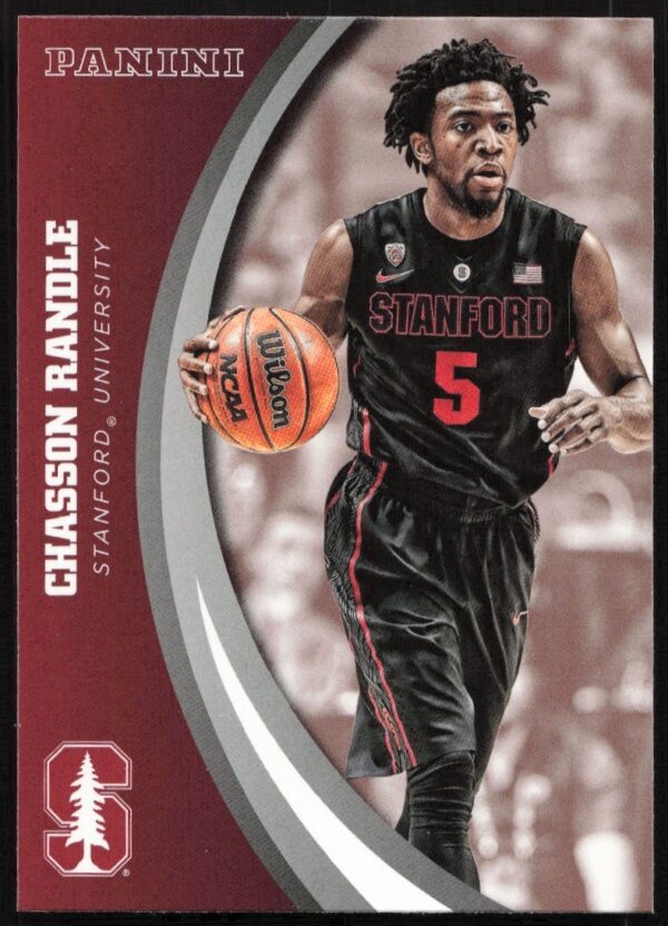 Chasson Randle 2015 Stanford Basketball Card #28, Panini Edition, Front View.