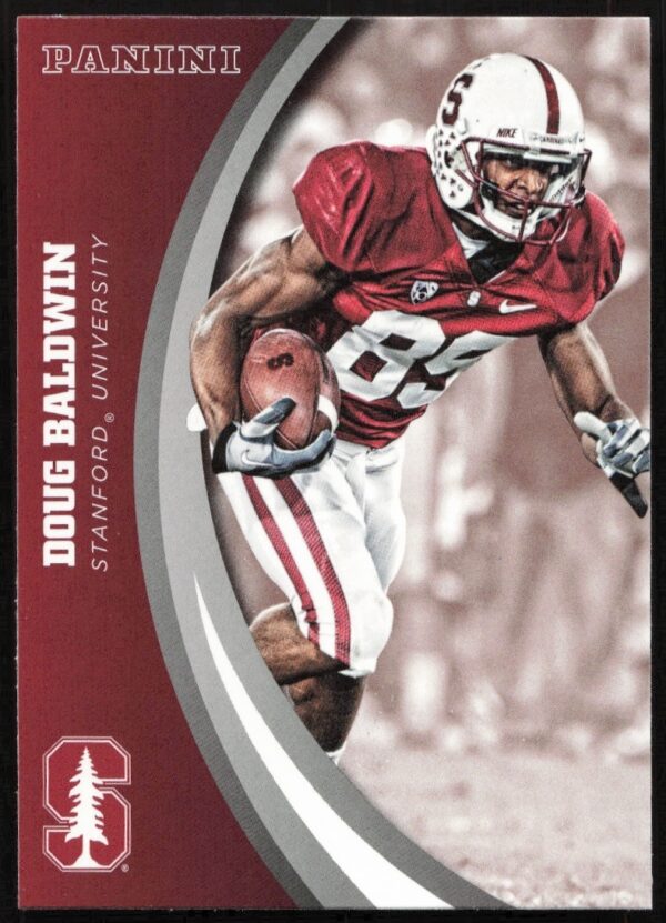 Doug Baldwin 2015 Panini Stanford card #14, showcasing his college football legacy.