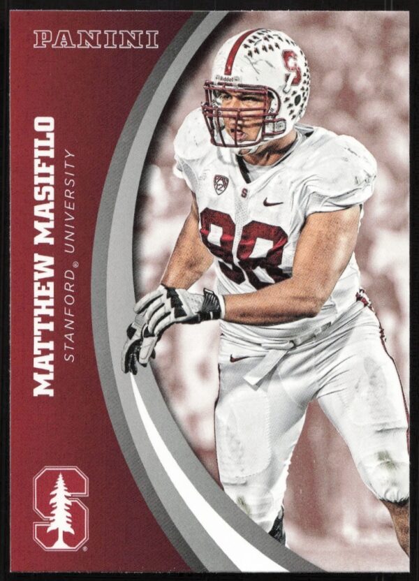 Stanford Football Card 2015: Matthew Masifilo #31 Panini Edition Front View