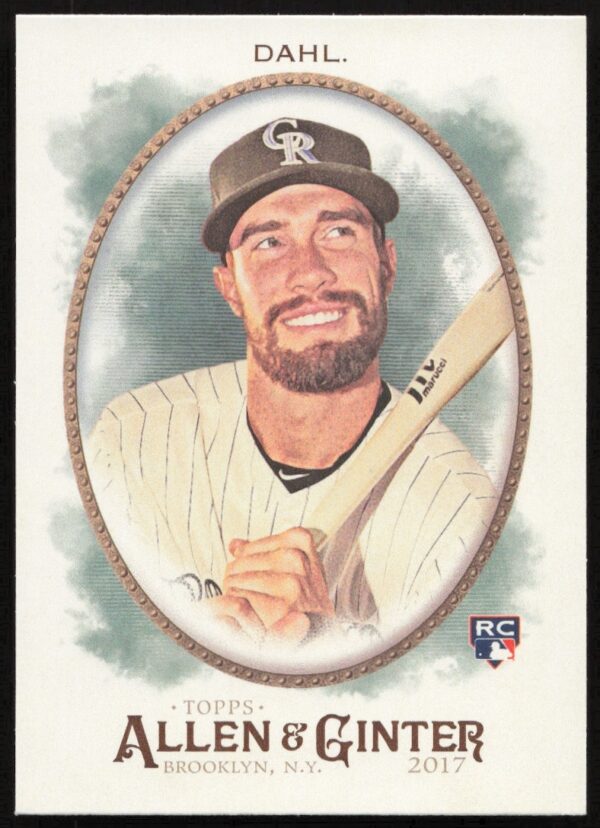 David Dahl 2017 Topps Allen & Ginter Baseball Card #76 in Rockies Uniform.