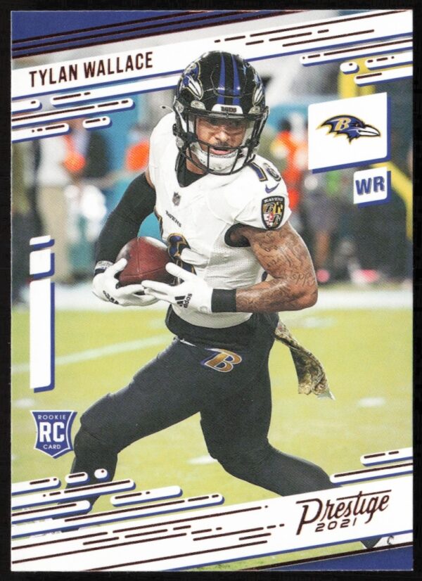 Tylan Wallace 2021 Panini Chronicles Rookie Card #225 Front View