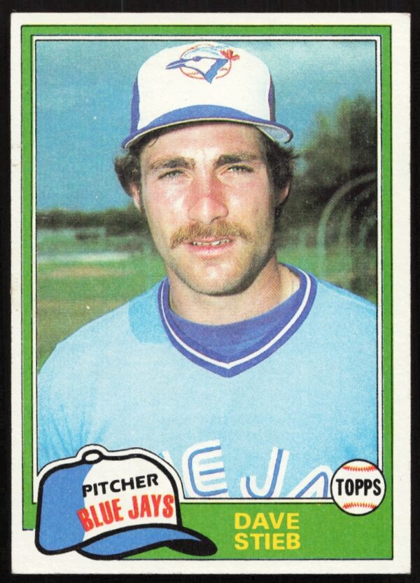 Dave Stieb 1981 Topps Baseball Card #467 - Toronto Blue Jays Pitcher Portrait