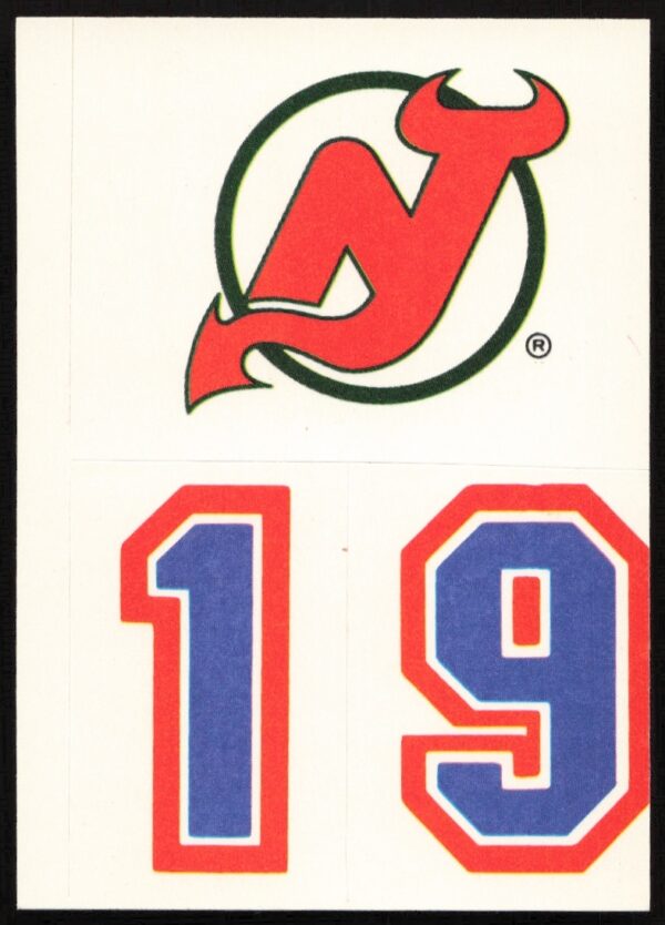 Front view of 1988-89 Topps New Jersey Devils trading card #27.