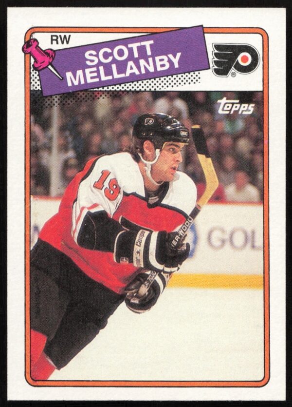 Scott Mellanby 1988-89 Topps Hockey Card #21 Front - NHL Collectible Series