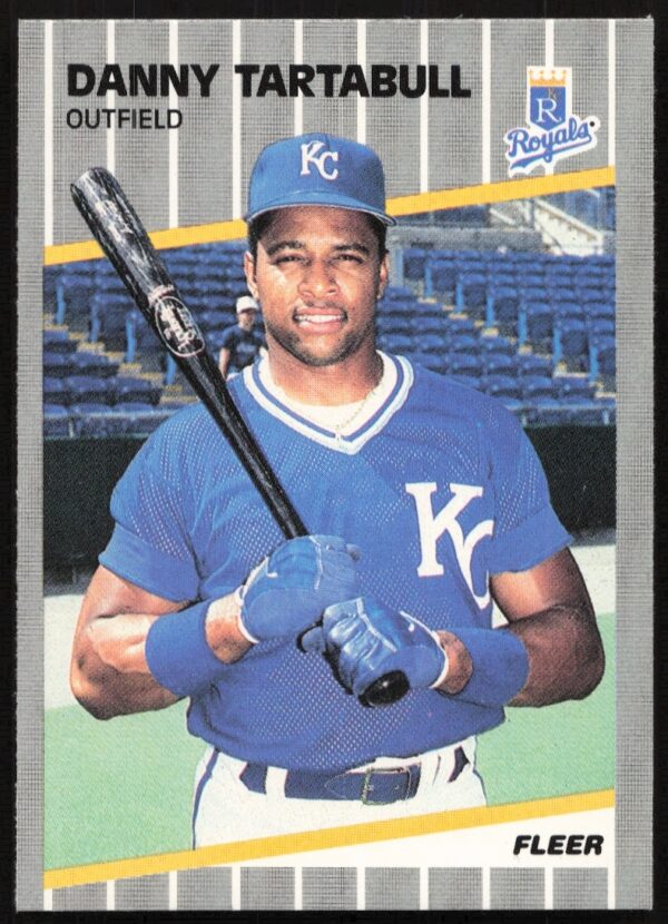 1989 Fleer Baseball Card: Danny Tartabull in Royals Uniform, #295.
