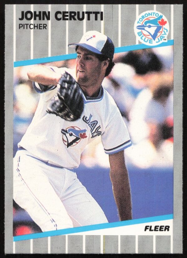1989 Fleer John Cerutti Toronto Blue Jays Baseball Card #228 (Front View)