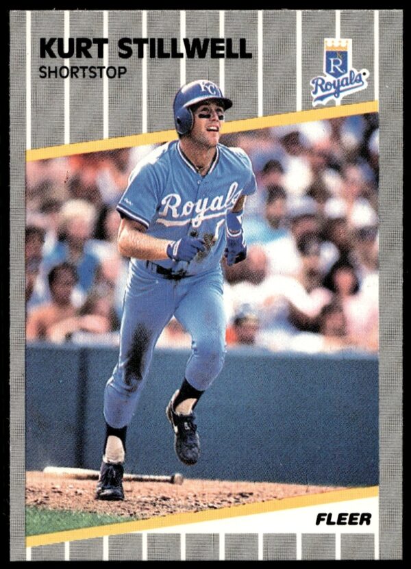 Kurt Stillwell 1989 Fleer Cincinnati Reds card #293, valuable 80s baseball collectible.