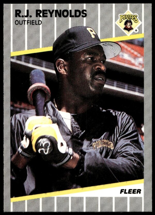 R.J. Reynolds 1989 Fleer #219 baseball card, Pittsburgh Pirates, collectible item.