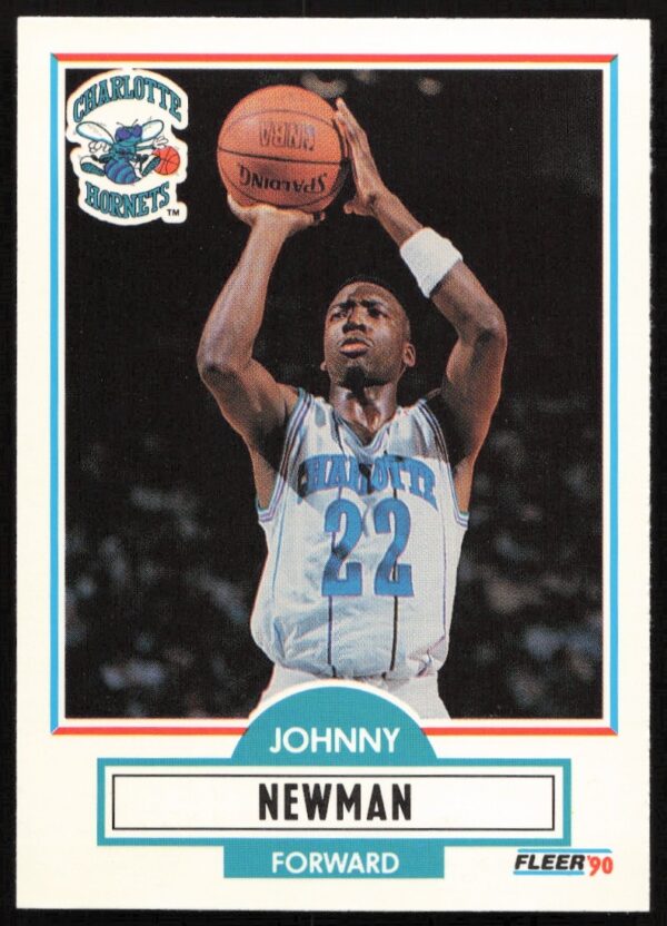 Johnny Newman 1990-91 Fleer Update Basketball Card #U-12 Front View
