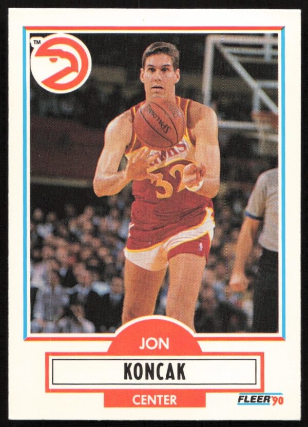 Jon Koncak 1990-91 Fleer Update Basketball Card Front #U-1