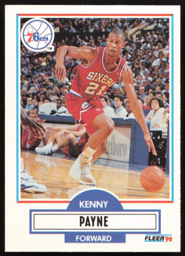 1990-91 Fleer Update Kenny Payne Basketball Card #U-72 Front Image