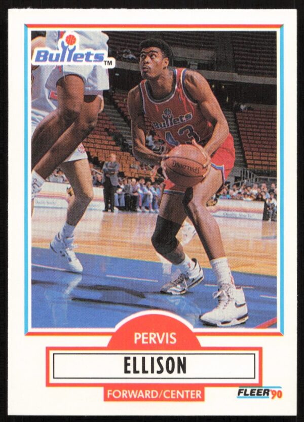 Pervis Ellison 1990-91 Fleer Update Basketball Card #U-97 Front.