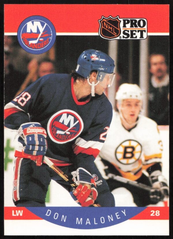 Don Maloney 1990-91 Pro Set NHL Card #187 Front Image