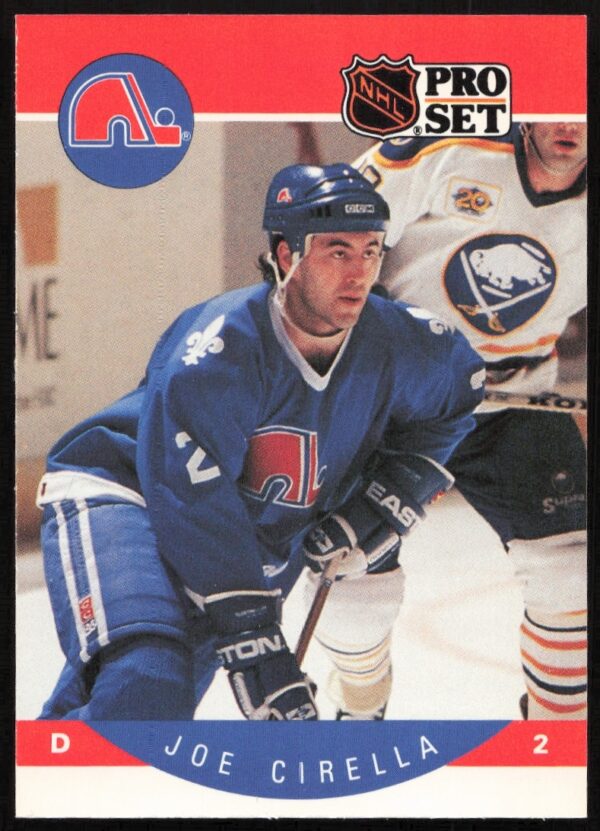 Joe Cirella 1990-91 NHL Pro Set trading card #243, iconic hockey memorabilia.