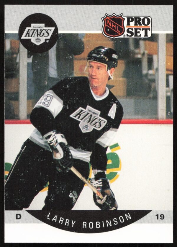 Larry Robinson 1990-91 Pro Set NHL Card #125 Front Image.