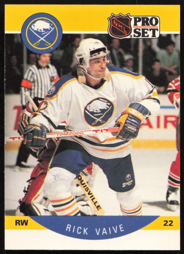 Rick Vaive 1990-91 NHL Pro Set Card #32 - Front View