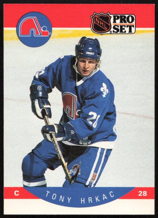 Tony Hrkac 1990-91 Pro Set NHL Card #248, action shot in team uniform.