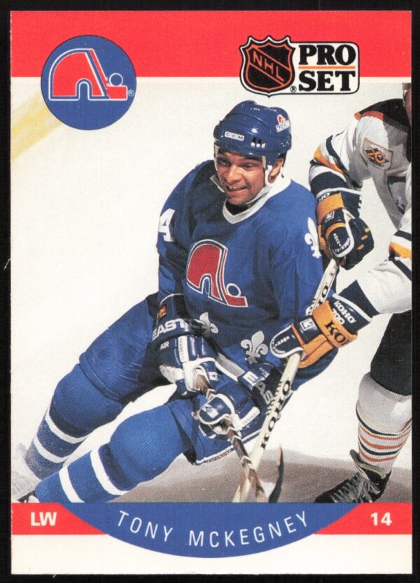 Tony McKegney 1990-91 Pro Set NHL Card #254 Front Image