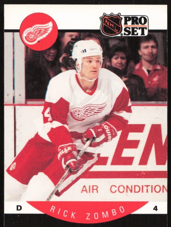 Rick Zombo 1990-91 Pro Set Hockey Card #80 Front Image