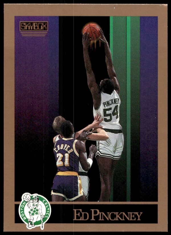 SkyBox 1990-91 Ed Pinckney Basketball Card #22 Front View