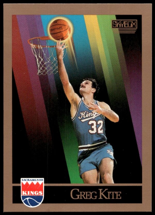 Greg Kite 1990-91 SkyBox Basketball Card #247 Front View